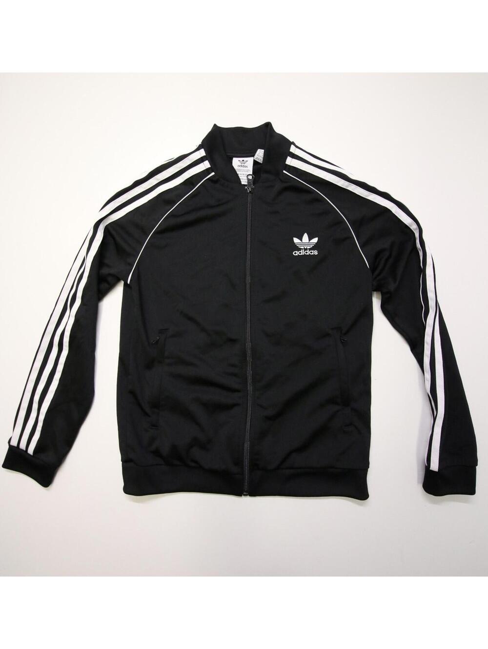 Adidas Youth Kids Adicolor SST Black Track Jacket 13-14Y LG